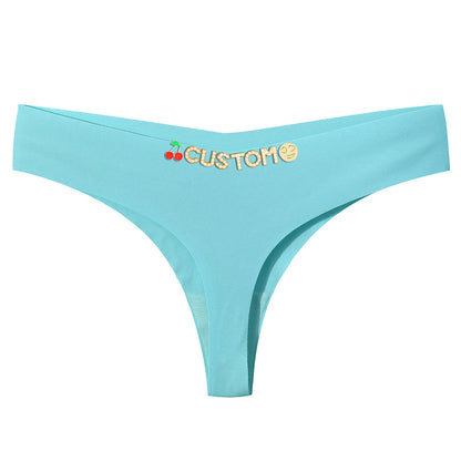 Personalized Seamless Thongs