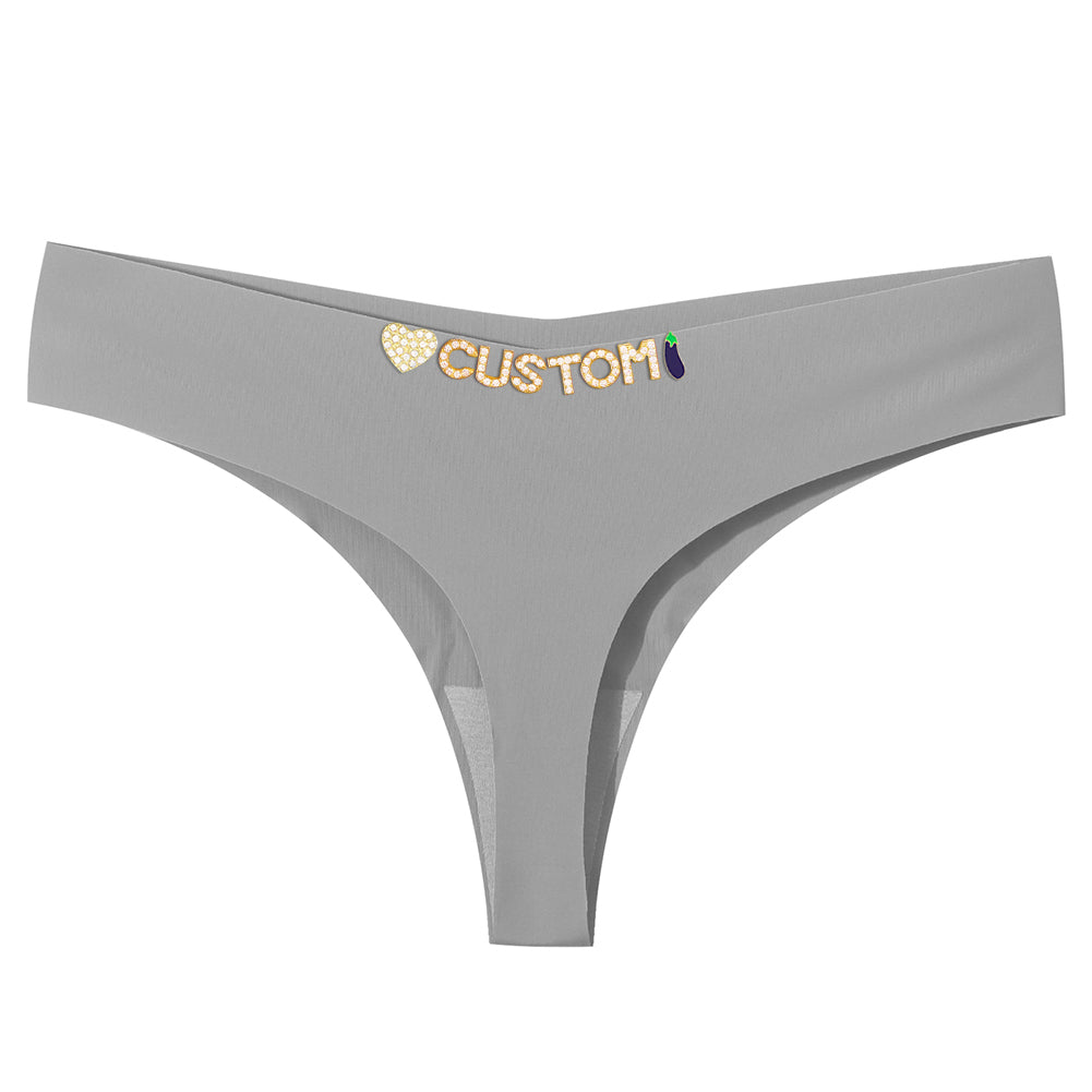 Personalized Seamless Thongs