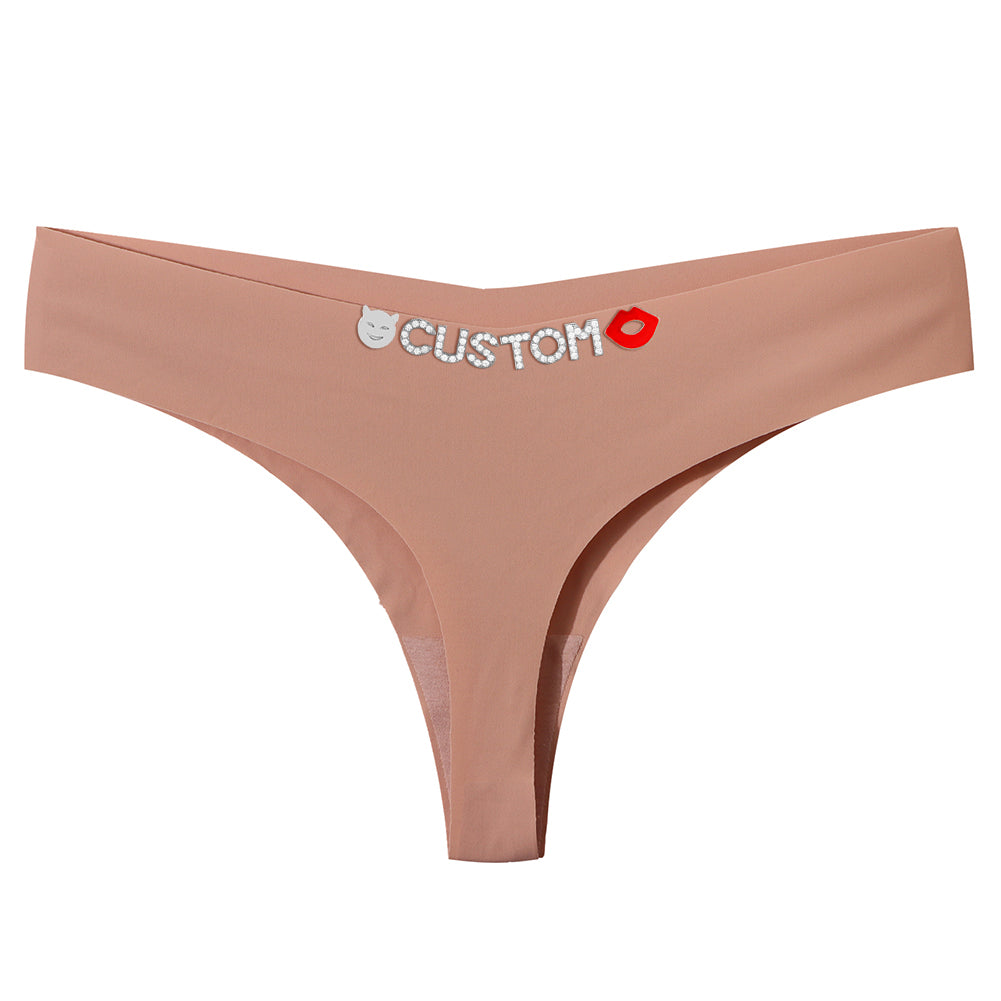 Personalized Seamless Thongs