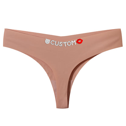 Personalized Seamless Thongs