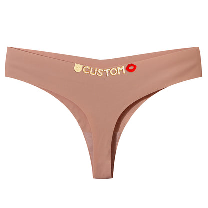 Personalized Seamless Thongs