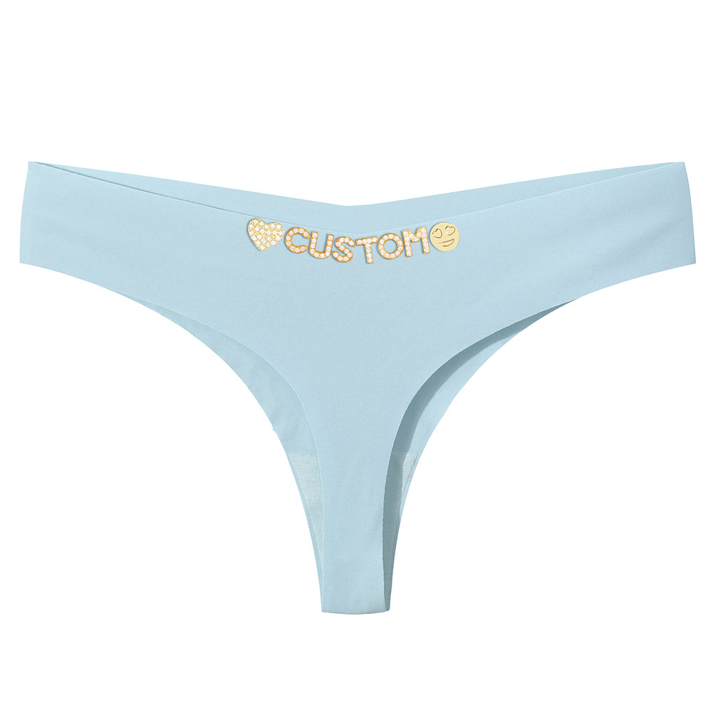 Personalized Seamless Thongs