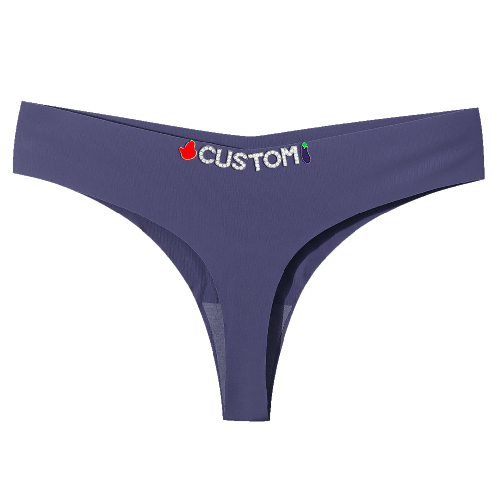 Personalized Seamless Thongs