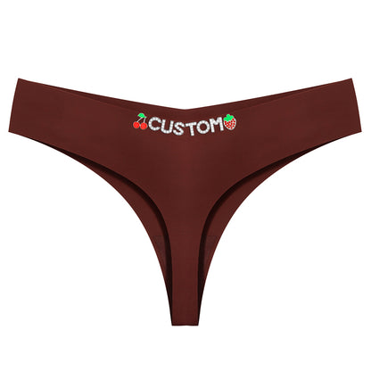 Personalized Seamless Thongs