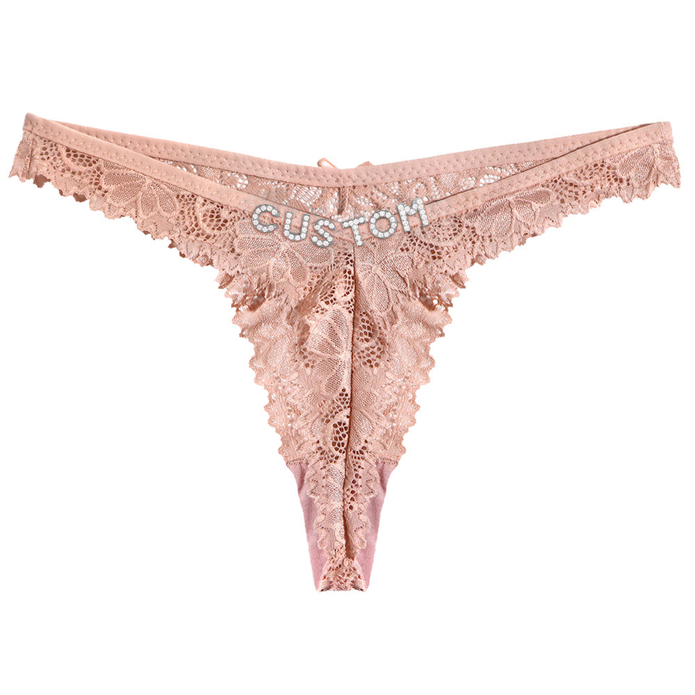 Personalized custom g-string intimate sleepwear
