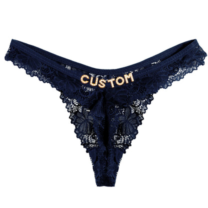 Custom letter personalized lingerie with name initials