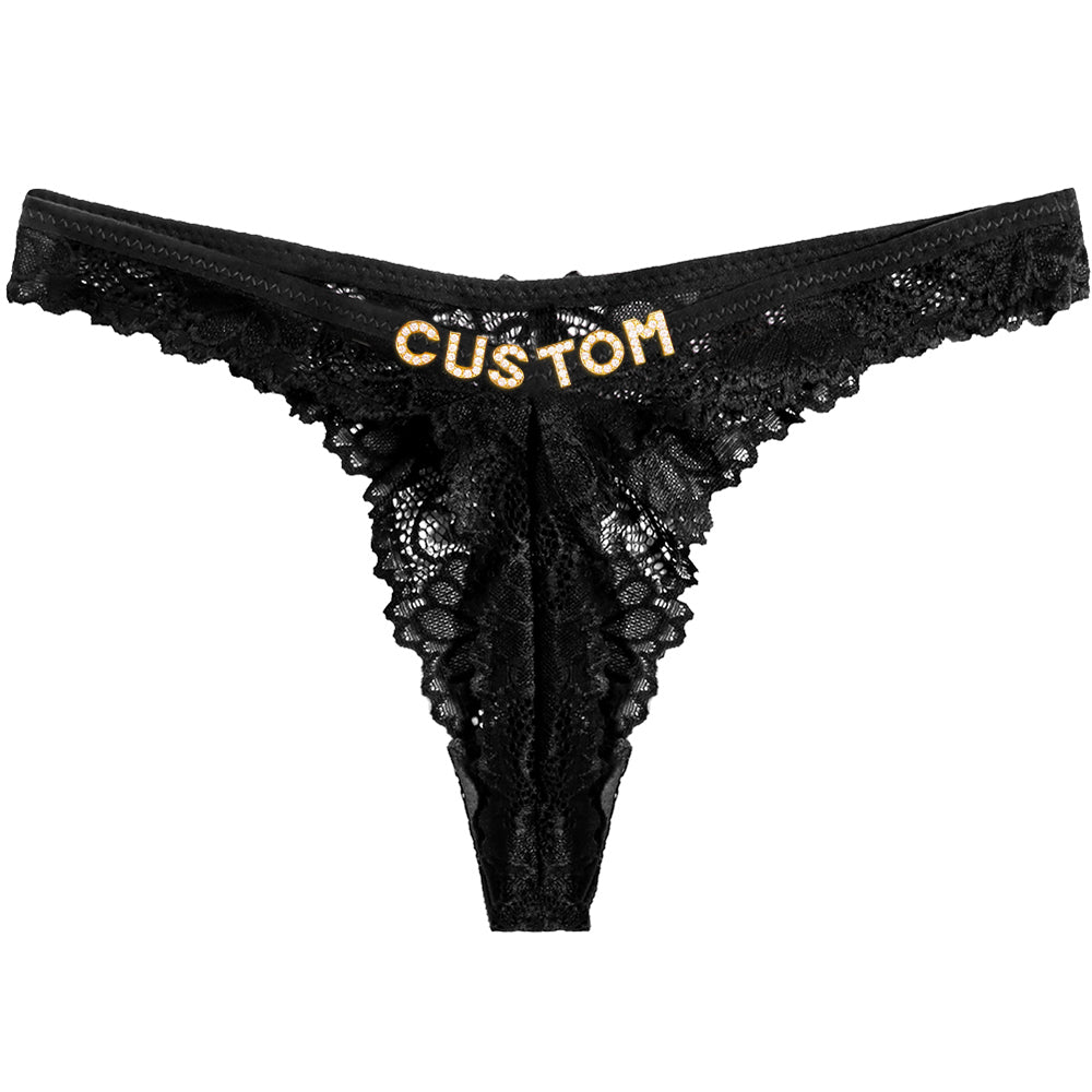 Personalized custom g-string intimate sleepwear